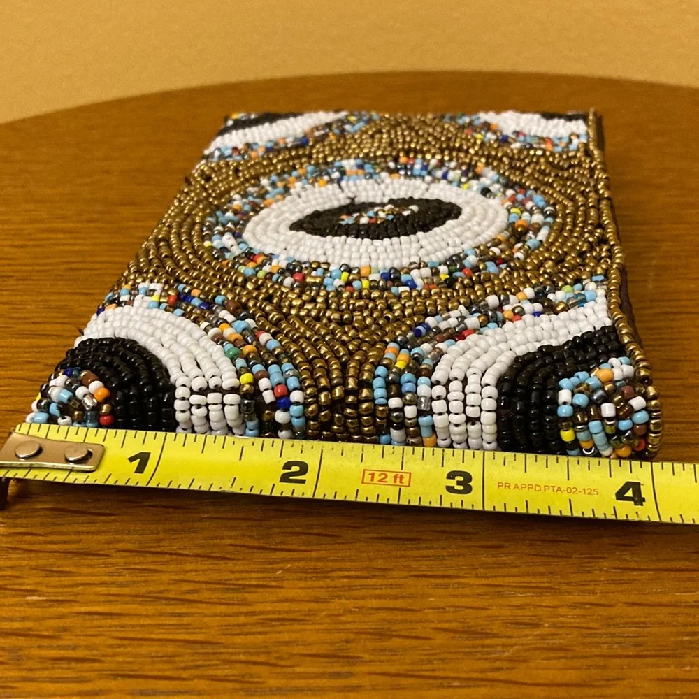 Beaded Coin Purse/Wallet Beautiful Circular Patterns
Great For Gifting - Picture 3 of 5